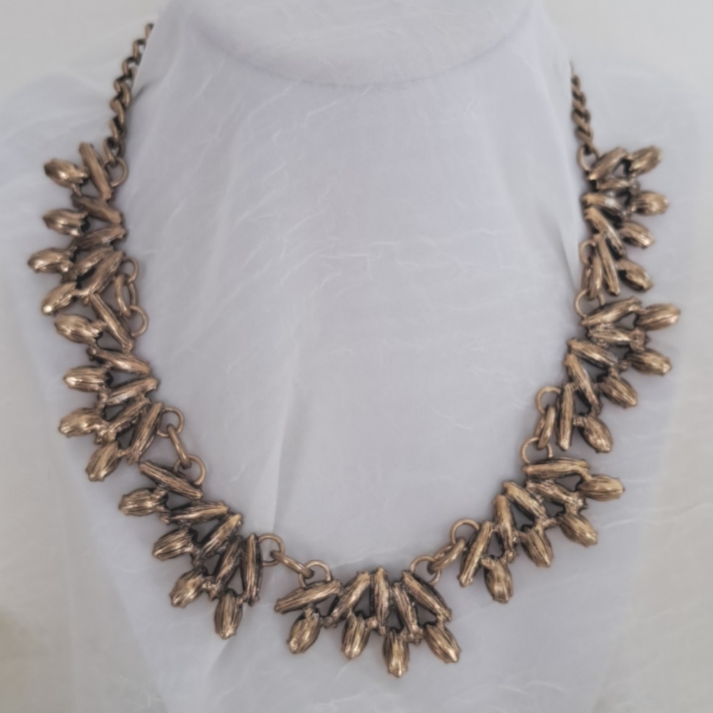 Adjustable Length Multicolor Necklace (Orange/Red… - image 4